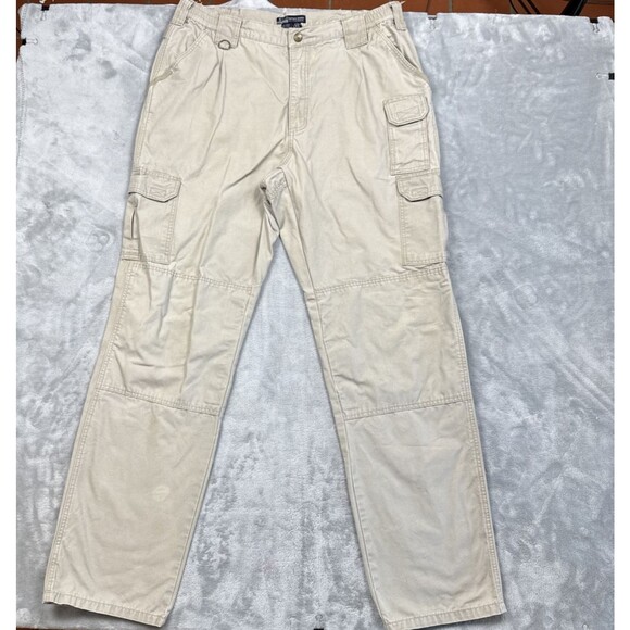 5.11 Tactical Men’s Cargo Pants Beige 38x36 Style 74251 Utility Workwear - Picture 1 of 8